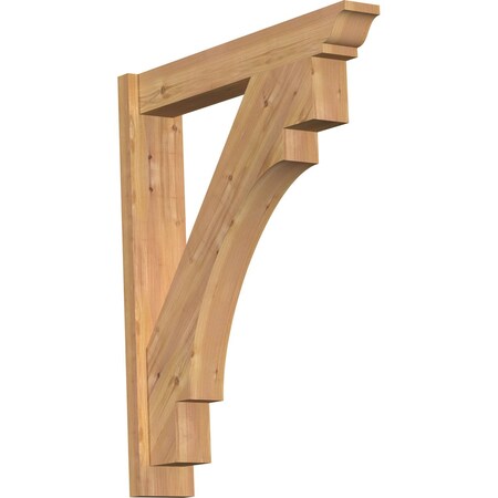 Ekena Millwork Merced Traditional Smooth Outlooker, Western Red Cedar, 5 1/2"W x 30"D x 36"H OUT06X30X36MRC01SWR